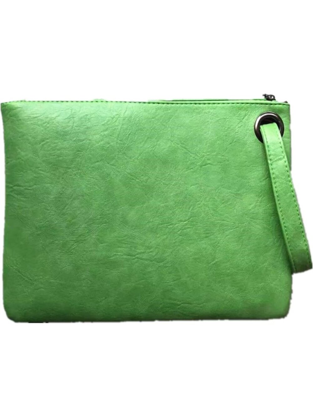 Women's Light Green Evening Clutch Purse Envelope Zipper Handbag Shoulder Bag